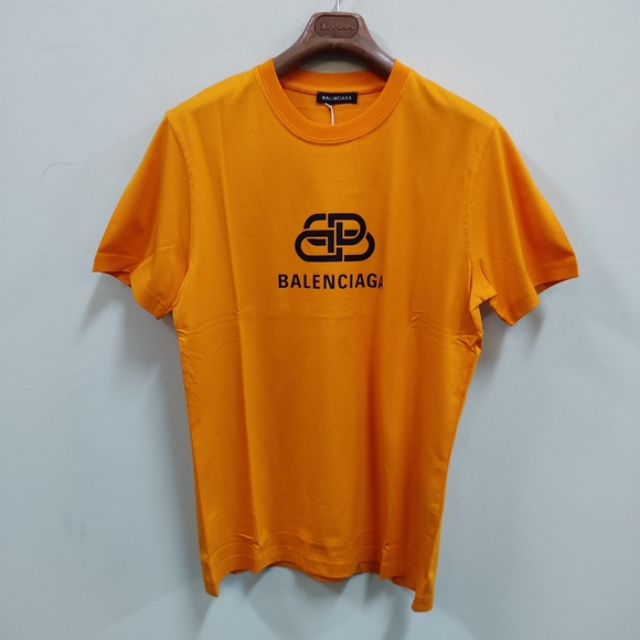 balenciaga orange shirt
